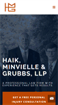 Mobile Screenshot of hmg-law.com