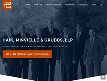 Tablet Screenshot of hmg-law.com